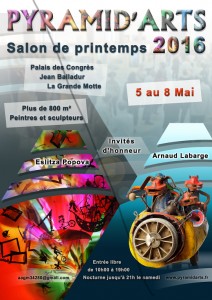 5 au 8 mai Salon Pyramid'Arts à la Grande-Motte