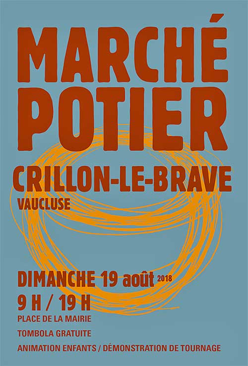 marché potier crillon le brave ghislaine de rougé sculpture uzès