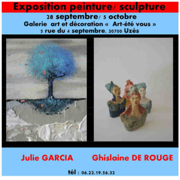 Expo à la galerie Art-été vous