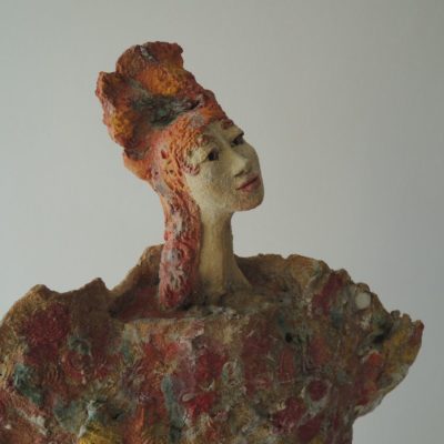 Femme-couleurs (gros plan) 42x34