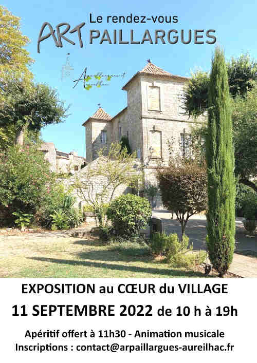 Art'paillargues expo 11 sept 22 Ghislaine de Rougé