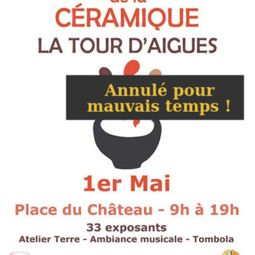 Marché de la Céramique, Tour d’Aigues