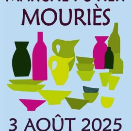 3 août marché potier de Mouriès ghislaine de rougé sculptrice