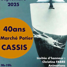cassis 40 ans marché potier ghislaine de rougé sculptrice